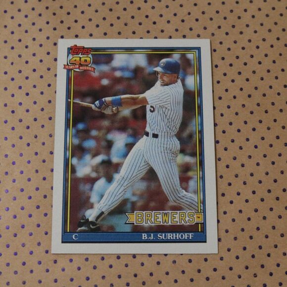 B.J. Surhoff #592 Baseball Card - Picture 1 of 2